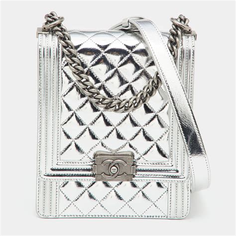 chanel boy bag silver|chanel boy online shop.